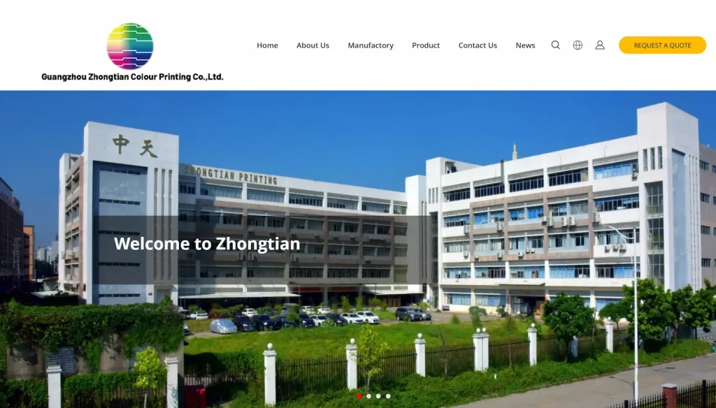 Guangzhou Zhongtian Color Printing Co., Ltd.